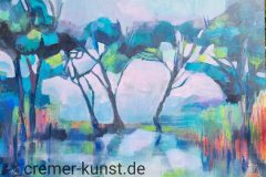 Blick auf den Prerowstrom
Acryl auf Leinwand, 100 x 70 cm       718,-  Euro

